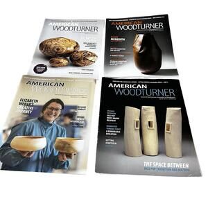 American Woodturner Magazines Lot Of 4 Magazine Craft Skill Instructional
